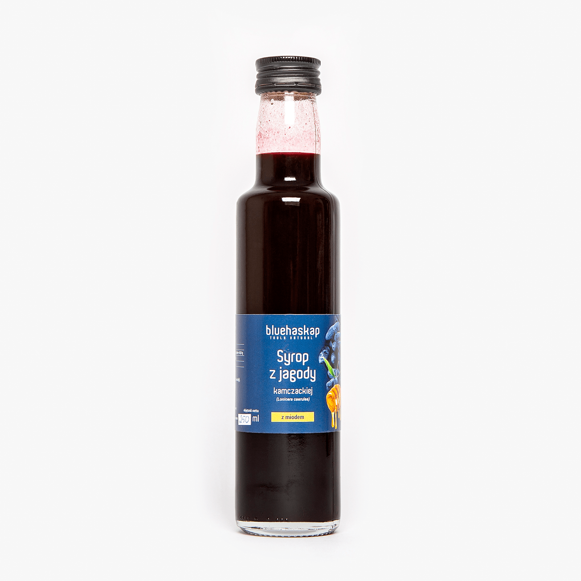 syrop z jagody kamczackiej z dodatkiem miodu 250 ml syrop z jagody kamczackiej z dodatkiem miodu 250 ml