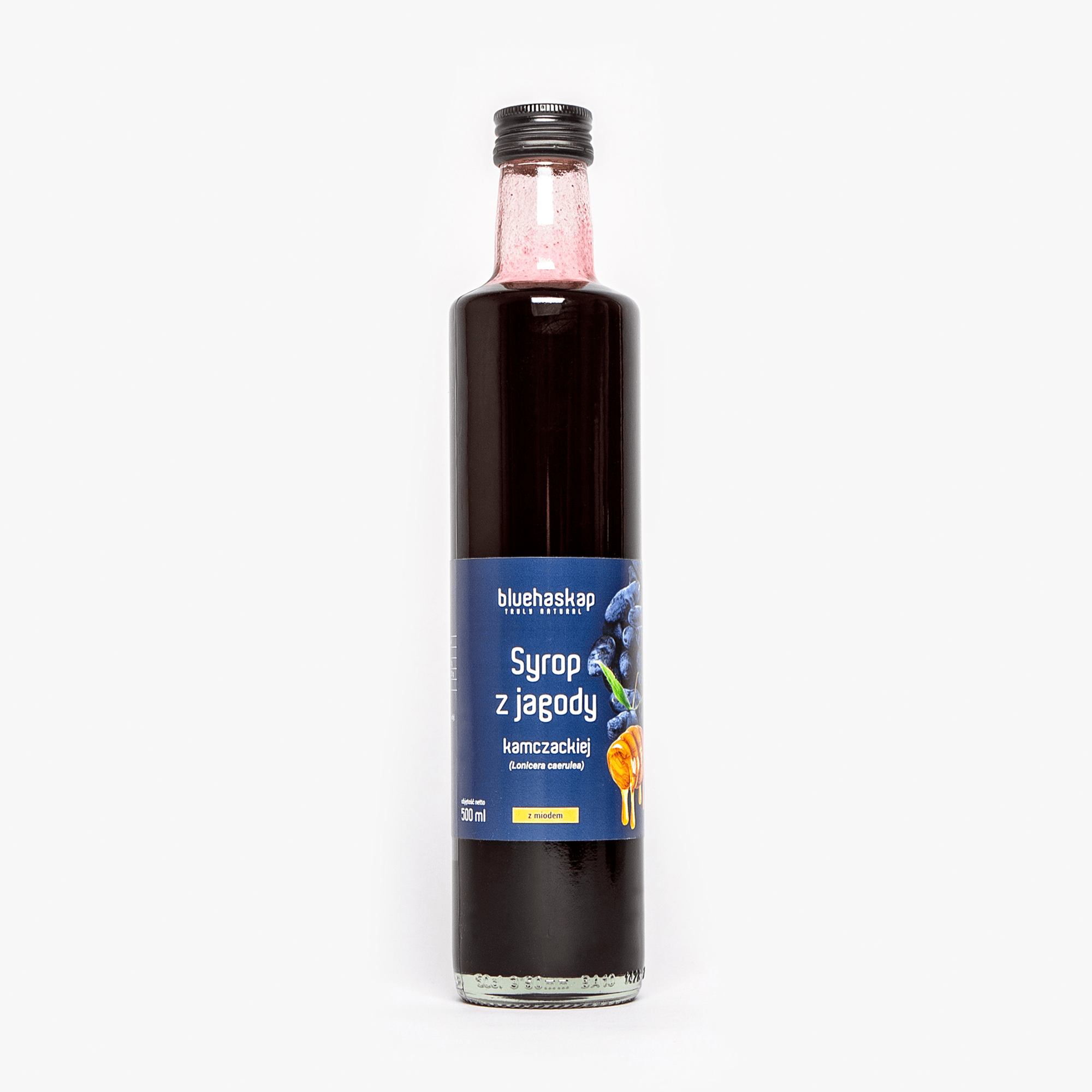 syrop z jagody kamczackiej z dodatkiem miodu 500 ml syrop z jagody kamczackiej z dodatkiem miodu 500 ml