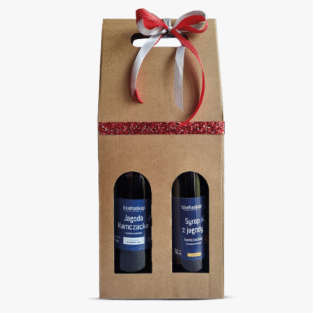 Zestaw prezentowy z jagody kamczackiej sok i syrop